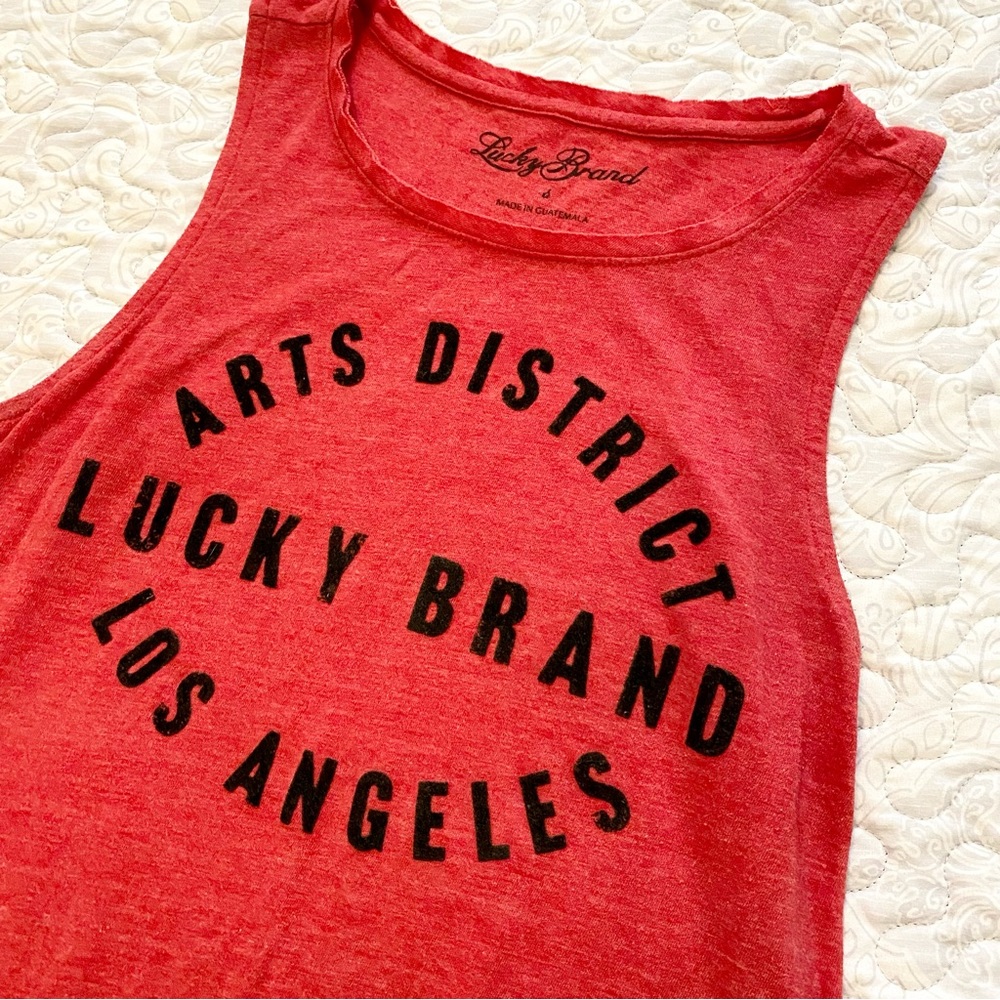 Lucky Brand Tank - Red